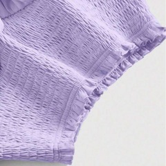 相談中レディーススカート紫 の画像