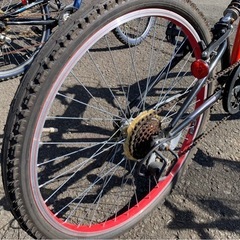 折り畳み式マウンテンバイク26インチの画像