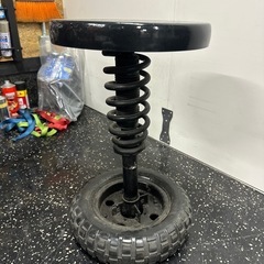 ガレージなどに　オシャレなイスの画像