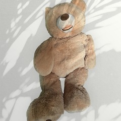 🧸ふわふわ大きめテディベア💛（約135cm）の画像