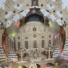 訳ありLUMIDAウッドデコレーションクリスマスセットの画像