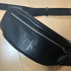 カルバンクライン　ショルダーバック　黒の画像