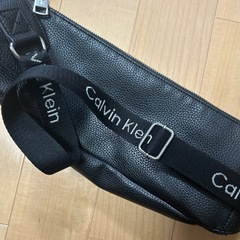 カルバンクライン　ショルダーバック　黒の画像