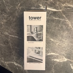 【山崎実業 tower】新品未使用☆スポンジホルダー スポンジラックの画像