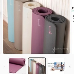 譲ります！yogaworks正規品ピラティスマットの画像