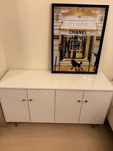 francfranc ソルティールサイドボード2 ホワイト