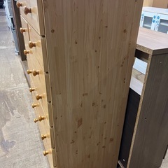 ジャングルジャングル貝塚店　箪笥　たんす　チェスト　7段　木目　中古　リユース　貝塚市　二色浜の画像