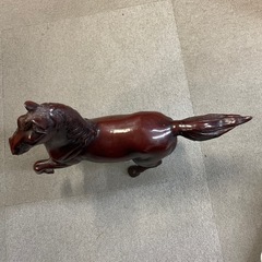 【お値下げ❣️】アンティーク  美術鋳芸品  駿馬の画像