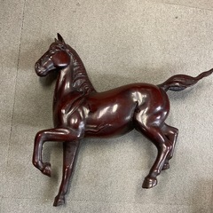 【お値下げ❣️】アンティーク  美術鋳芸品  駿馬の画像