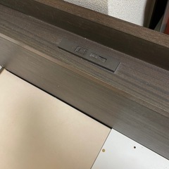 ニトリ　セミダブルベッドフレームの画像