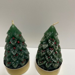 クリスマス飾り　ローソクセットの画像
