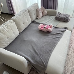 【ソファベッド】3人掛けソファ★2年前購入★引き取り限定の画像