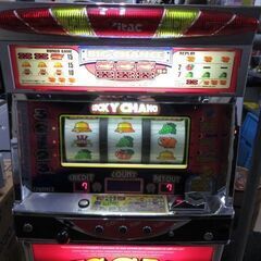 パチスロ実機 ハイパージャグラーV コイン不要機・設定キー付 スロット クレカ決済可能│江別市のリサイクルショップドロップの画像