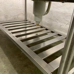 ステンレス製 1槽シンク W1200×D600×H950 厨房 厨房機器 店舗 店舗用品 中段付 流し台  業務用 ステンレスシンク A0807YGの画像