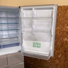 269 送料設置無料　三菱　自動製氷機能付き大型冷蔵庫　455L　洗濯機の画像