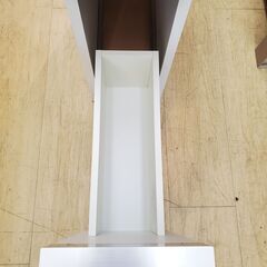 隙間収納 幅20cm スペースラック ランドリーラック 3段引き出し ホワイト 鏡面■奥行45cm×高さ85.5㎝■買取帝国 朝霞店の画像