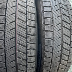 ホイール付きスタッドレスタイヤ ブリヂストン ブリザック VRX3 155/80R13 4本の画像