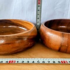 🍓 木製の大きなボウル／5つの小さなボウル／７個。     の画像