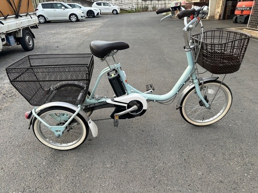 ブリヂストン電動アシスト三輪自転車17年製