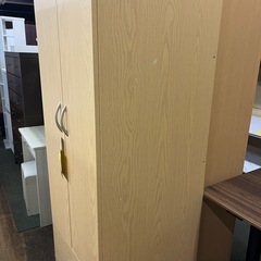 ジャングルジャングル貝塚店　ワードローブ  洋服たんす　木目　両開き　中古　リユース　貝塚市　二色浜の画像