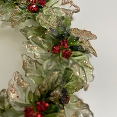 クリスマスリースの画像