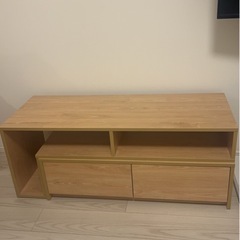 木製テレビ台の画像