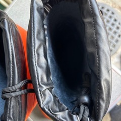 安全長靴　防寒　軽量　オレンジ　Ｌサイズの画像