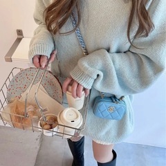 モヘヤタッチオーバーニットトップスの画像