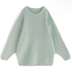 モヘヤタッチオーバーニットトップスの画像