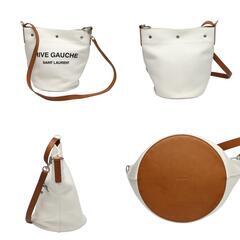 サンローラン VLR669299 ショルダーバッグ ナチュラル×ブラウン  SAINT LAURENT リヴゴーシュの画像