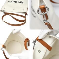 サンローラン VLR669299 ショルダーバッグ ナチュラル×ブラウン  SAINT LAURENT リヴゴーシュの画像