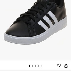 【新品未使用品】adidas GRANDCOURT BASE 2.0 ブラック×ホワイト　26cmの画像