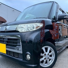 月々9千円〜分割可❗️車検2年付き！【名義変更代込み】広い車内！大人気‼️ダイハツ タントカスタム☆SDナビ付き☆走行中DVD見れます☆純正アルミ☆電動スライドドア☆ドライブレコーダー☆事故歴修復歴無し☆そのまま乗って帰れます！の画像