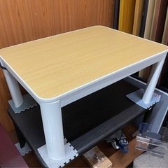 ニトリ カジュアルこたつ C8060WH 2019年製 リバーシブル中古の画像