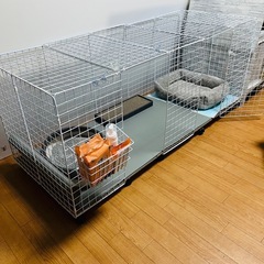 猫用ケージ(簡易組立) の画像
