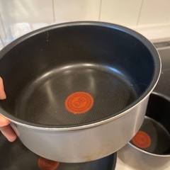 取手のとれるフライパン鍋セットの画像