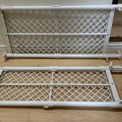 突っ張り棒4本　突っ張り収納3本の画像