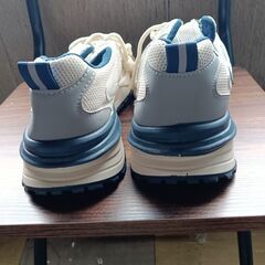 新品 26cm メンズ スニーカー ホワイト 厚底 シューズ 普段着 識別番号:【N511-S】の画像