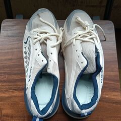 新品 26cm メンズ スニーカー ホワイト 厚底 シューズ 普段着 識別番号:【N511-S】の画像