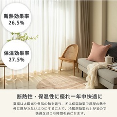 カーテン、レースセット2枚組の画像