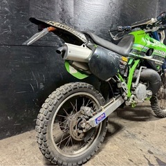 ★支払い総額25.8万円★関東圏内即日配送可能！カワサキ KDX220SR DX250F 倒立フォーク！社外ライトカウル！カスタム多数！！の画像