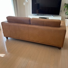 RELAX FORM(リラックスフォーム) 3人掛け、ソファー×2 重山家具工業　昇降テーブル　3点の画像