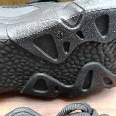 新品 25.5cm メンズ スニーカー ブラック 厚底 シューズ 普段着 識別番号:【N512-S】の画像