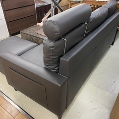 L字ソファ ブラック 中古の画像