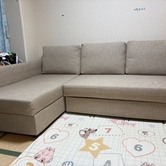 [美品]ソファーベット2WAYタイプの画像