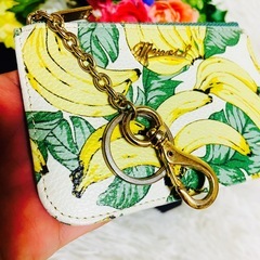 本革✨MUVEIL✨ミュベール✨バナナ✨コインケース✨キーリング✨カード入れ✨の画像