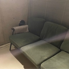 3人掛けソファー アイアン 北欧の画像