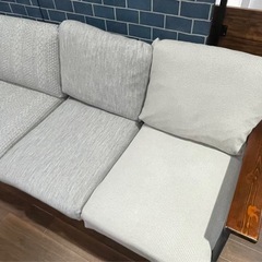 3人掛けソファー アイアン 北欧の画像