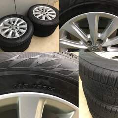 【🍀美品】ブリヂストン・スタットレスタイヤ「VRX２」１９５／６５Ｒ１５ トヨタ純正アルミホィール付・合計4本「管理No2」の画像