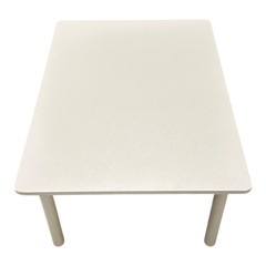 組み立て式ローテーブル ホワイトの画像